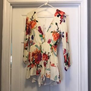 Flower romper